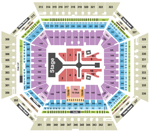 Hard Rock Stadium The Weeknd Seating Chart